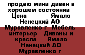 продаю мини диван в хорошем состоянии › Цена ­ 4 300 - Ямало-Ненецкий АО, Муравленко г. Мебель, интерьер » Диваны и кресла   . Ямало-Ненецкий АО,Муравленко г.